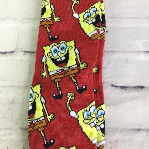 Spongebob Squarepants All Over Print Crew Socks - Picture 2 of 5